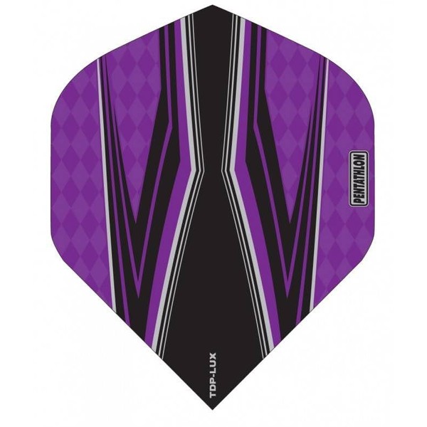 Pentathlon TDP Lux Vision Black / Purple - Dart Flights