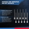 NEIKO 10077A 3/8” Drive Metric Extra Long Allen Hex Bit