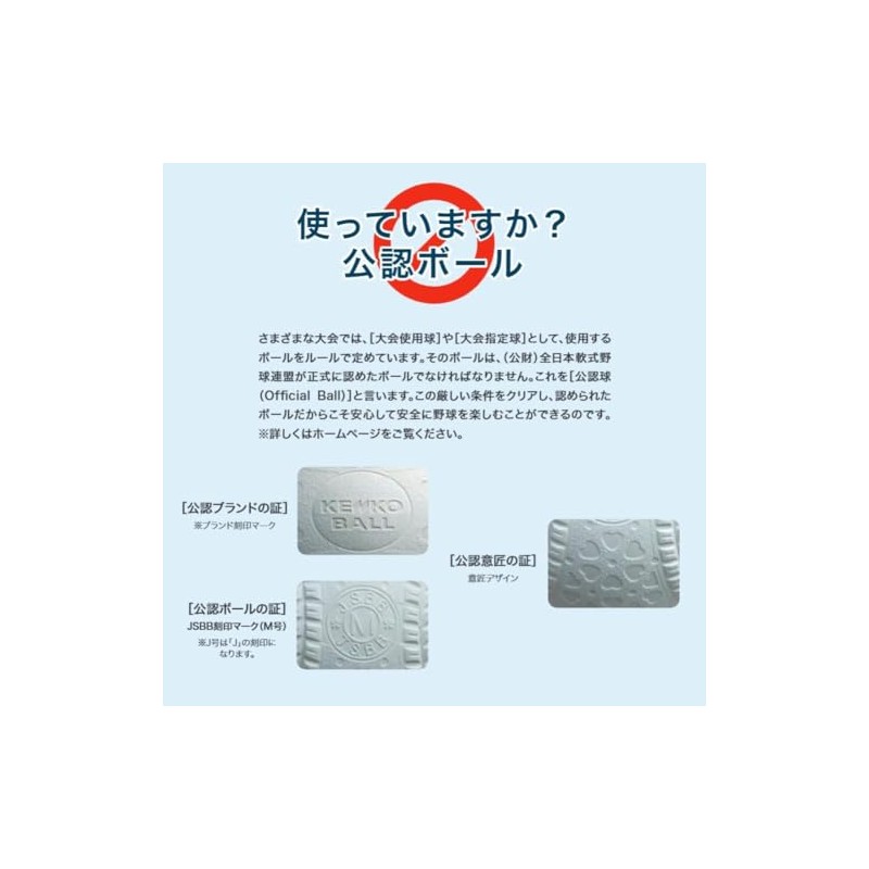 Nagasekenko Kenko 15710 Kenko Ball M Baseball Soft Ball, White