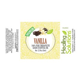 Pure Gold Essential Oils Pure Gold Essential Oils Vanilla Essential Oil for Diffuser & Aromatherapy C 0.33 Fl Oz C Pure Vanilla Scent