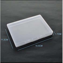 Heromask [Passport Armour] Rigid Passport Case: Waterproof Passport Case, Safe and Durable Hard Plastic Case, for Flying and Adventurous - Passport Holder for the Family, clear, clear