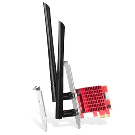 Tarjeta WiFi7 BE200 PCIe WiFi adaptador de red, chip Intel BE200NGW Bluetooth 5.4, 8774Mbps tribanda 2.4GHz/5GHz/6GHz OFDMA y MU-MIMO, para Windows 10/11