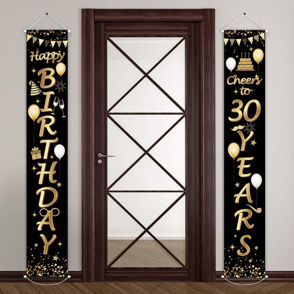 Birthday party decorations cheers on years banner. Party Decorations Welcome Veranda Sign for Year Birthday Delivery (80 Years Birthday)