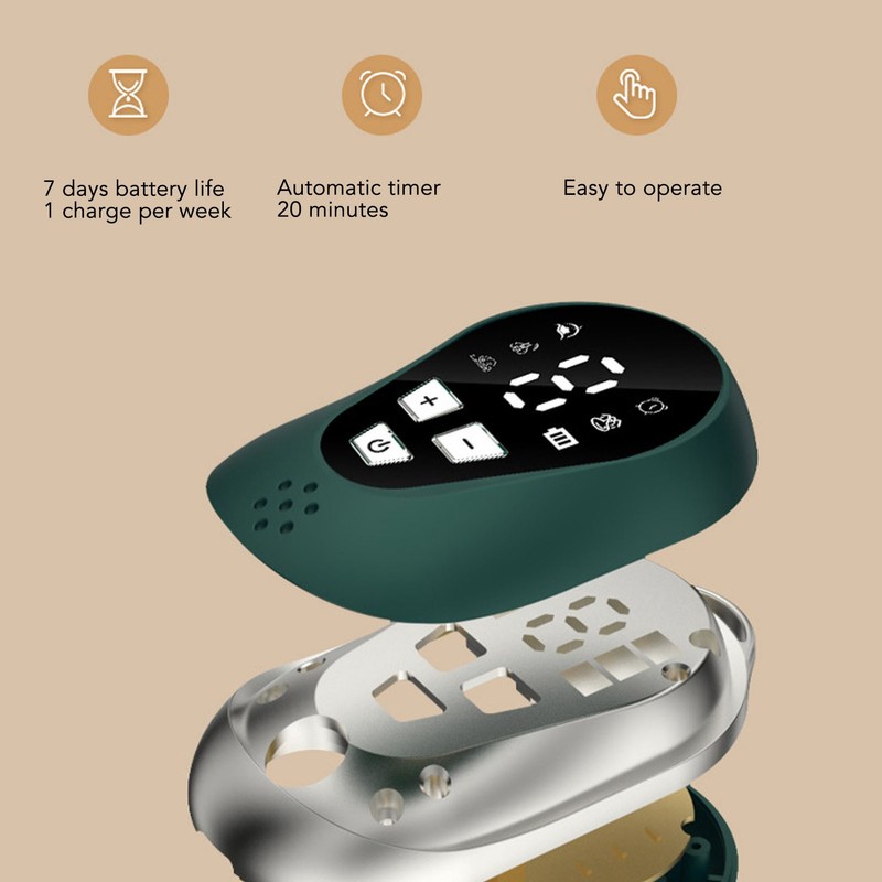 Handheld Sleeping Aid Massaging Relaxing Soothing Pulse Musical Sleep Instrument