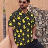 Xdceu Men’s Yellow Duck Golf Polo Shirts Funny Rubber Duck