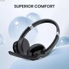 Wireless Trucker Bluetooth Headset Noise Cancelling Mic For Phones PC