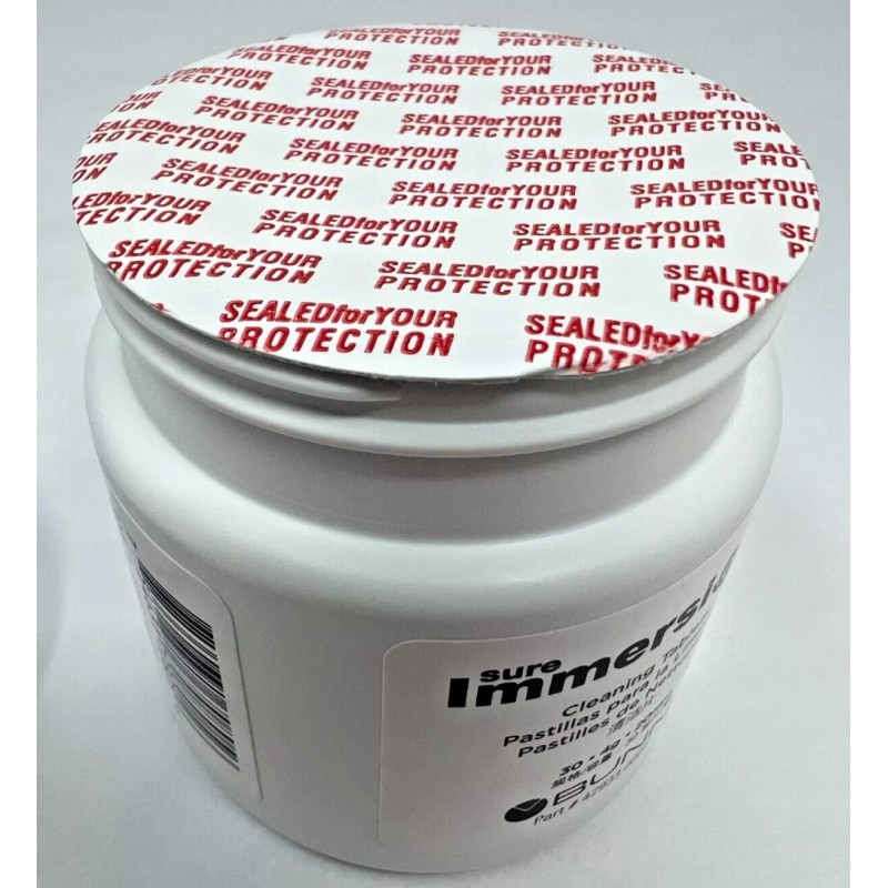 Bunn NIP Jar of 30 Bunn Cleaning Tablets for Sure