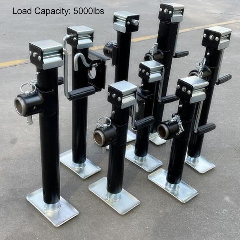 Trailer Jack Foot 5000lbs Capacity 2 Inch Diameter Tube Jack