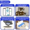 PAPIFEED Smart Automatic Cat Feeders, Dual Power Supply Cat Food
