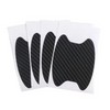 4Pcs Carbon Fiber Car Door Handle Scratch Protector Film