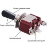 mxuteuk High Performance Toggle Switch 20A 125V SPDT 3-Pin 3-Pin