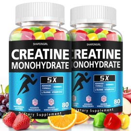 SHAPEINGIRL Creatine Gummies 160 Counts Capsules