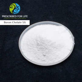 Prescribed for Life Boron Chelate 5% Powder, Natural Boron Supplement for Men and Women, Muscle Support, Gluten Free, Vegan, Non GMO (12oz / 340g)