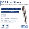Rennie Tools SDS Moil Point Chisel Bit x 250mm Long.