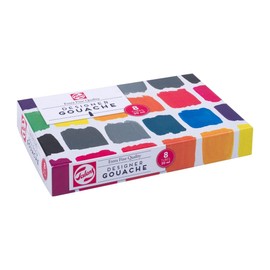 Royal Talens Gouache - Mixing Set of 8, 20 ml tubes