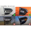 tunez® Matte Black Side Protector for Ventilation Cover Compatible with