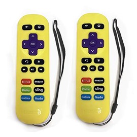 2-Pack Amaz247 ARCBZ01 Replacement Remote for Roku 1, Roku 2, Roku 3, Roku 4, (HD, LT, XS, XD), MLK247 Streaming Player; DO NOT Support Roku Stick or Roku TV or MLK247 TV