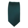 TigerTie Slim Satin Tie in Solid Colour in Various Colours