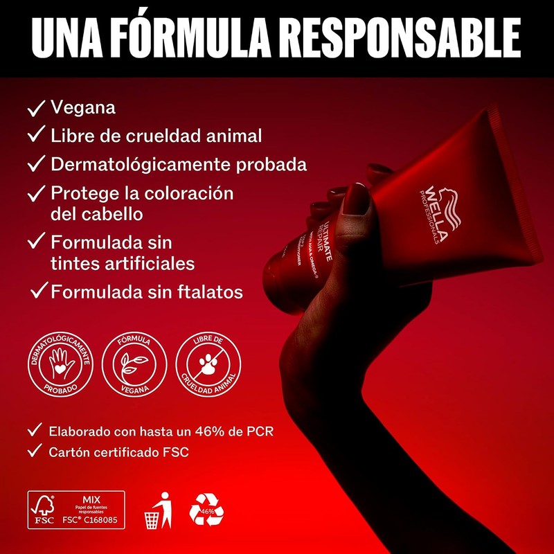 Wella Professinals Ultimate Repair Mascarilla Reparadora Daño 150ml