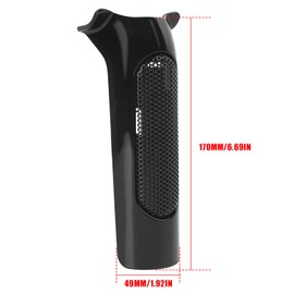 Baohatsu Motorcycle Engine Hose Cover Protection Guard ABS Stainless Steel for Harley V-Rod Night Rod VRSC VRSCA VRSCDX VRSCF 2002-2017 Black