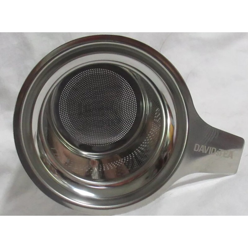 DAVIDsTEA Davids Tea SILVER PERFECT INFUSER new stainless steel for