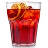 AIOS Set of 6 Unbreakable Polycarbonate Octagon Shaped Tumblers. Capacity