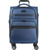 KROSER Softside Expandable Carry On Luggage with Spinner Wheels &
