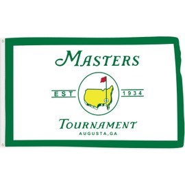 Probsin Masters Flag 3x5 Ft Golf Flag Banner Masters Golf Party Decorations Home Decor Hanging Poster for College Room Man Cave Welcome Photo Backdrop with Brass Grommets