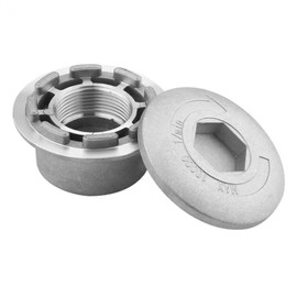 2 Pieces Trimmer Head, Aluminum Universal 4 Line Strimmer Head Replacement Trimmer Head for Brush Cutter Strimmer Strimmer 2 Pack