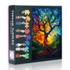 ‌1000 Piece Jigsaw Puzzle Tree of Life Stained Glass Art,