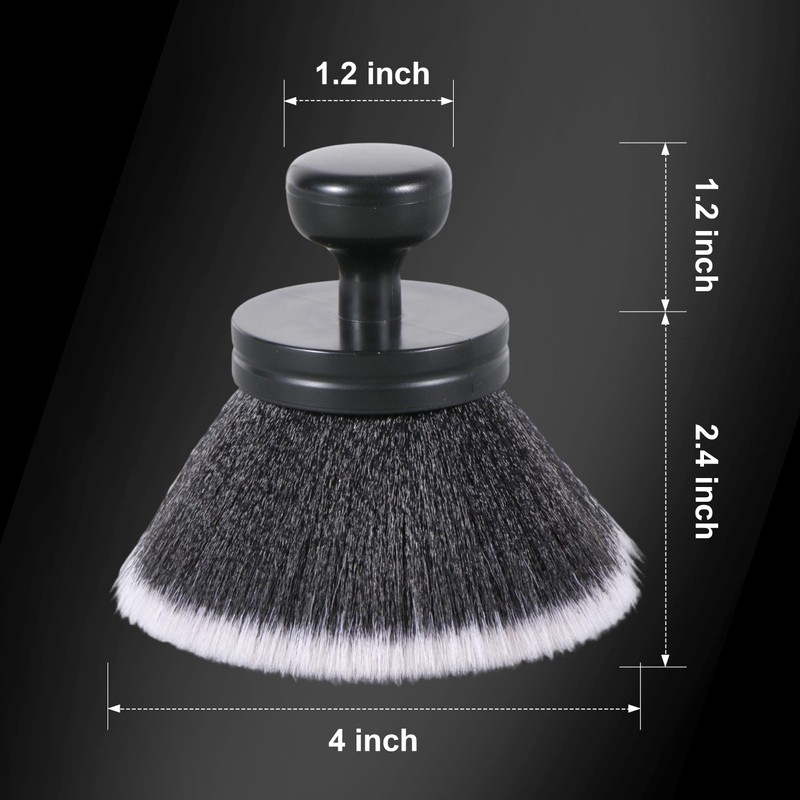 BABYSHEEP Ultra Soft Bristles Detailing Brush -Synthetic Brush, Car Detail
