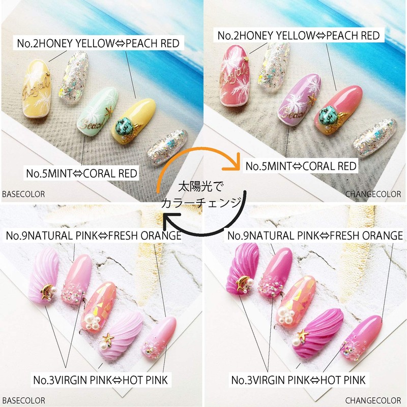 Royal Beach Royal Beach Color Changing Gel Nails, Marine Blue