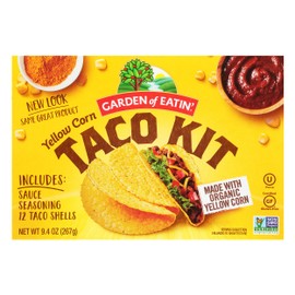 Garden of Eatin', Yellow Corn Taco Shells, Dinner Kit, 12 Taco Shells, 9.4 Oz