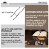 camping moon 11 inch Anti-Scald Stainless Steel Barbecue Cooking Grill