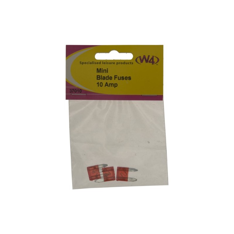 W4 37010 Mini Blade Fuse, Red