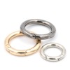 MUCHENG O Ring Round Spring Gate Carabiner Snap Clip Trigger