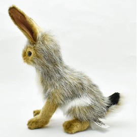 Black Tailed Rabbit Plush Soft Toy 23cm