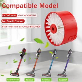 Vacuum Filter Replacement for Craftsman V20 Cordless Stick Vacuum CMCVS001D1, for Black & Decker BSVF1 BSV2020 BSV2020G BSV2020P Vacuum Cleaner with Cleaning Brush, 2 Pack N858184 Filter