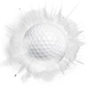 Izzo Golf Exploding Prank Golf Balls - 4 Pack, White