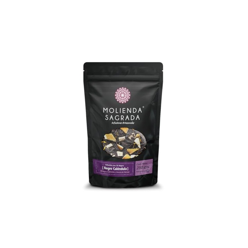 Molienda Sagrada Té Negro Calendula, 250 gramos