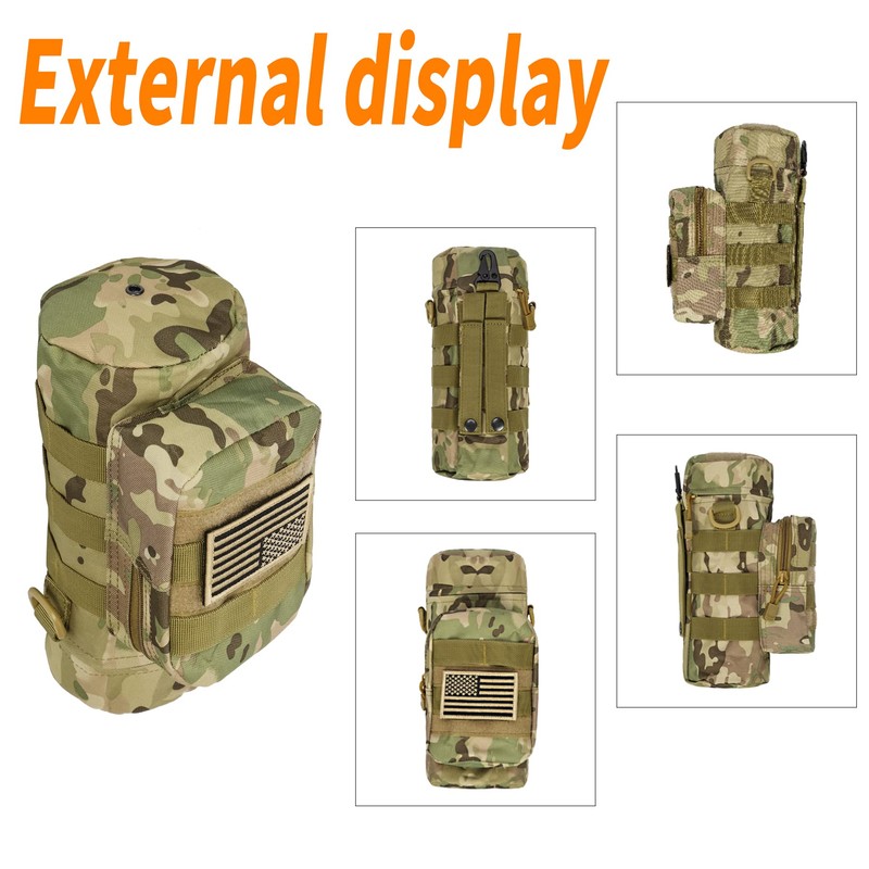 bvya Tactical Molle Water Bottle Pouch Holder H2O Hydration Carrying