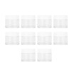10Pcs 20g Round Empty Container Jar Refillable for Cream Cosmetic