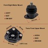 6PCS Engine Motor & Trans Mount Set Compatible with Honda