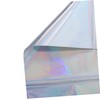 KONTONTY Plastic Tablecloth Set Iridescent Foil 4pcs Perfect for Wedding