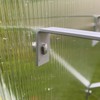 Pair of Aluminium Greenhouse Shelving Brackets (27cm)