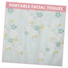 OATIPHO 3pcs Car Tissues Cylinder Box Stylish Travel Facial Wipes