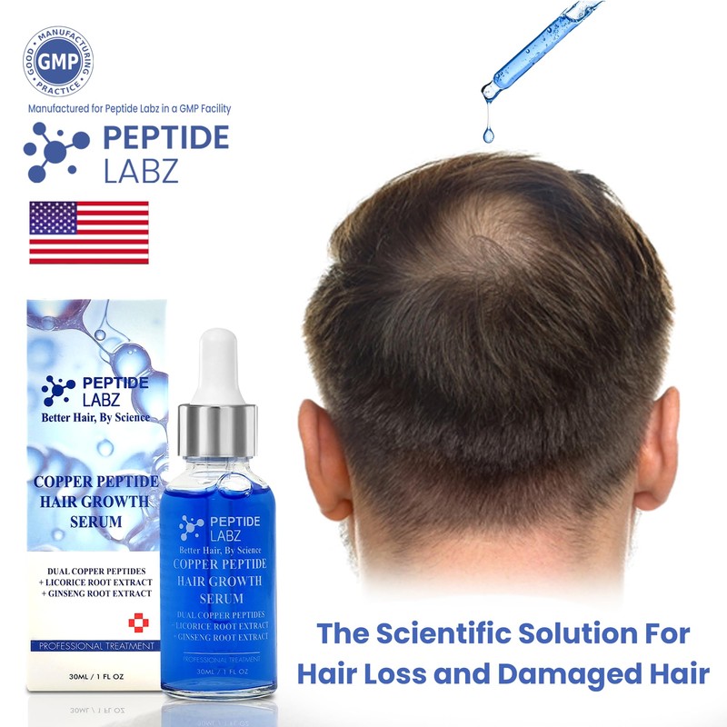 Copper Peptide Hair Serum with Copper Tripeptide-1 – Dual Peptide