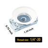 SIHAI 30-Pack 1/4"-20 Strut-Channel Cone Nuts, Position-Exact for Easy Installation,