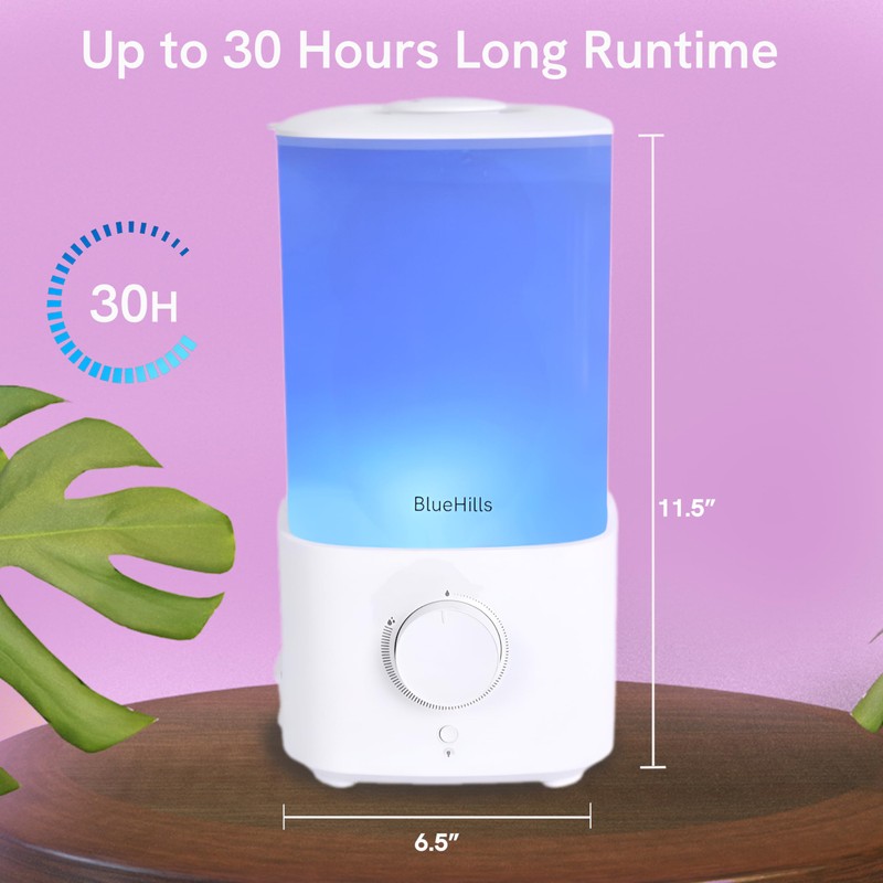 BlueHills Premium 2300 ML XL Large Essential Oil Diffuser Humidifier