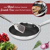 BRENTWOOD B-FH20 3-Ply Hybrid Non-Stick Stainless Steel Induction-Ready Frying Pan,